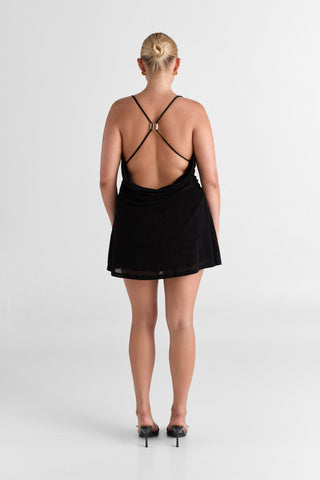 Vestido Kalani Mini – Negro Chic
