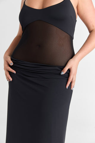 Vestido Sariya Maxi – Negro Nocturno