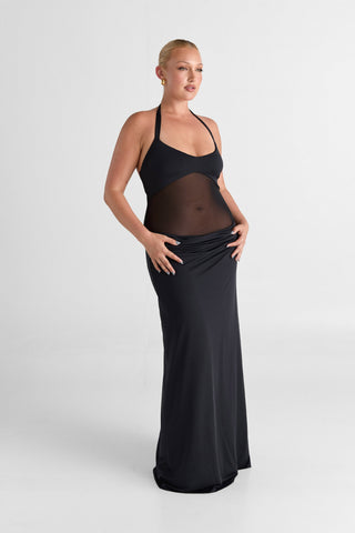 Vestido Sariya Maxi – Negro Nocturno