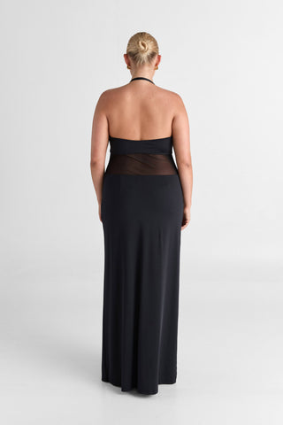 Vestido Sariya Maxi – Negro Nocturno