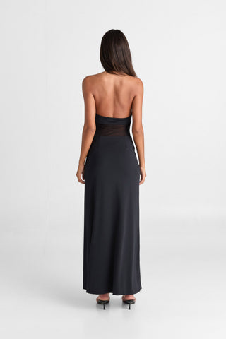 Vestido Sariya Maxi – Negro Nocturno
