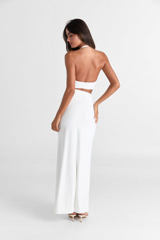 Vestido Oralia Chic – Blanco Elegante