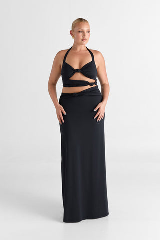 Vestido Oralia Chic – Negro Elegante
