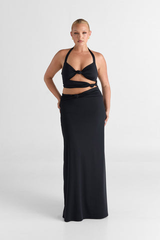 Vestido Oralia Chic – Negro Elegante