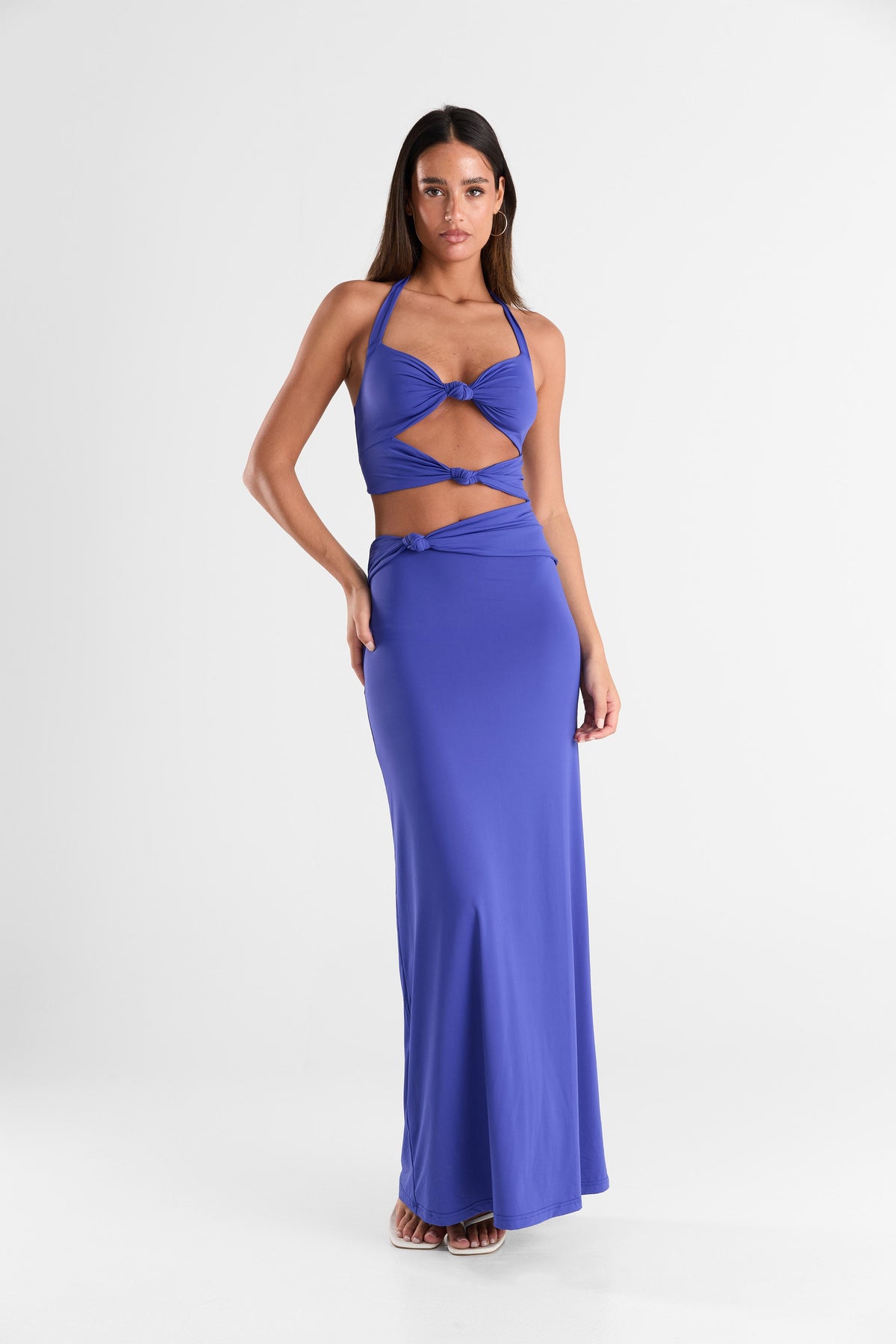 Vestido Oralia Chic – Azul Cobalt