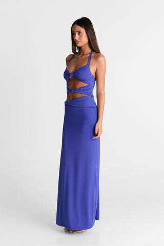 Vestido Oralia Chic – Azul Cobalt