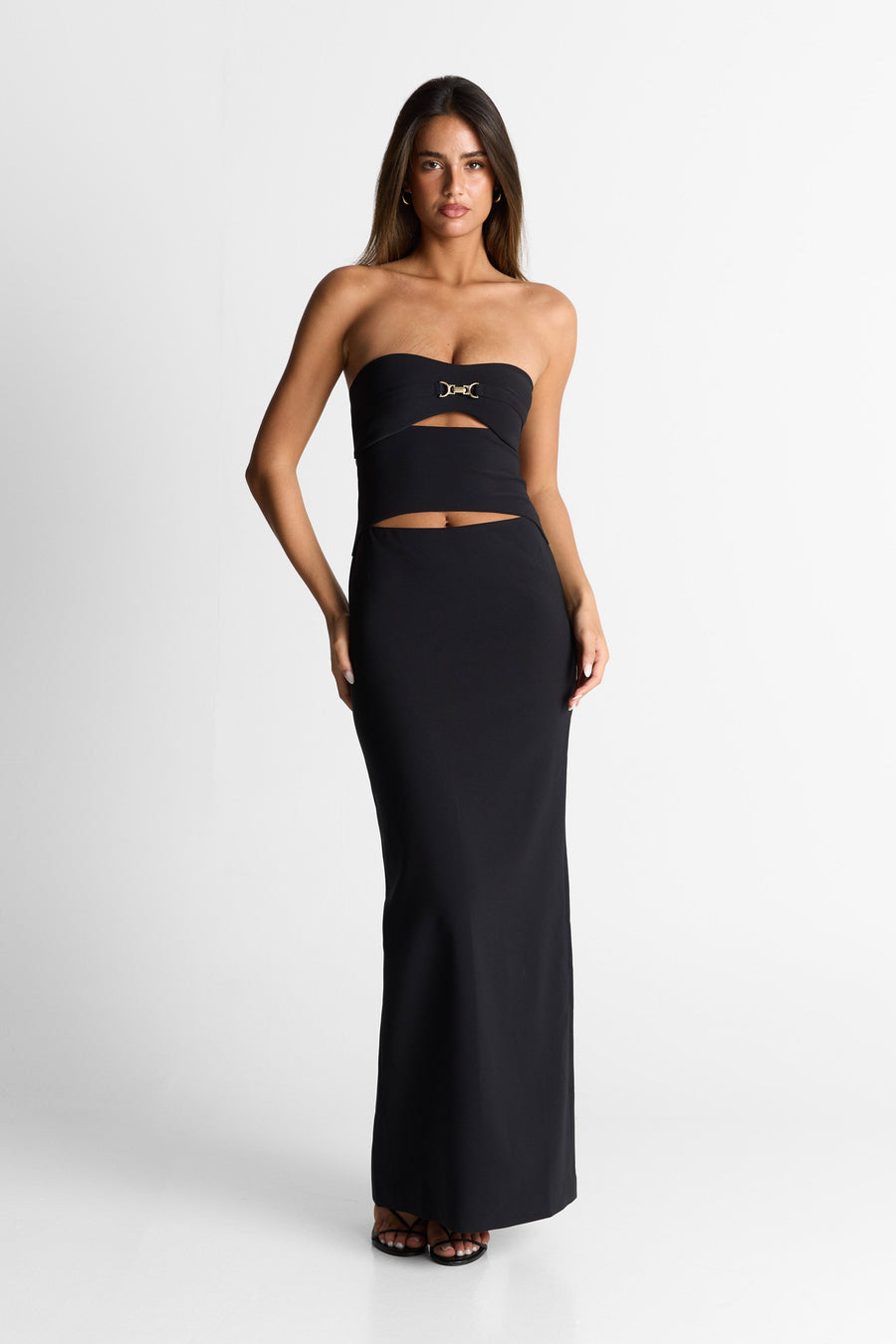 Vestido Zhara Maxi – Negro Elegante