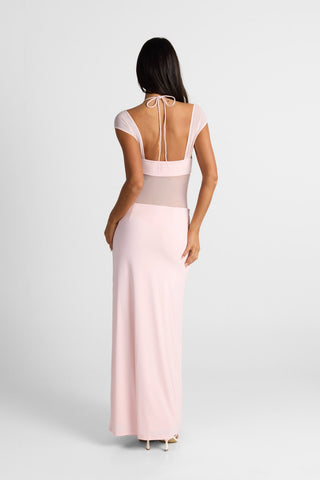 Vestido Freya Maxi – Rosa Chic