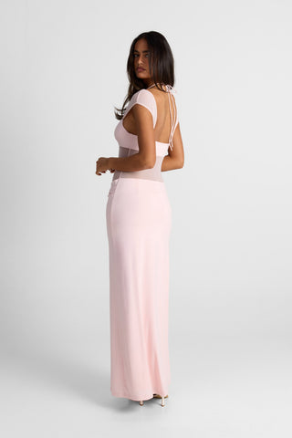 Vestido Freya Maxi – Rosa Chic