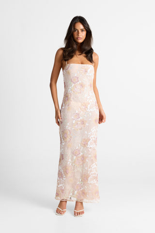 Vestido Orión Maxi – Elegancia Celestial