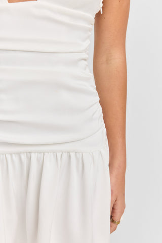 Vestido Flora Mini – Blanco Floral