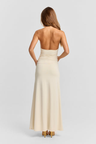 Vestido Ivy Maxi – Off White Natural