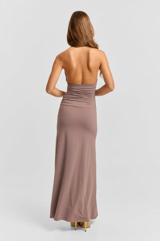 Vestido Ivy Maxi – Mushroom Natural