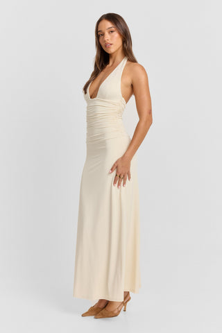 Vestido Ivy Maxi – Off White Natural