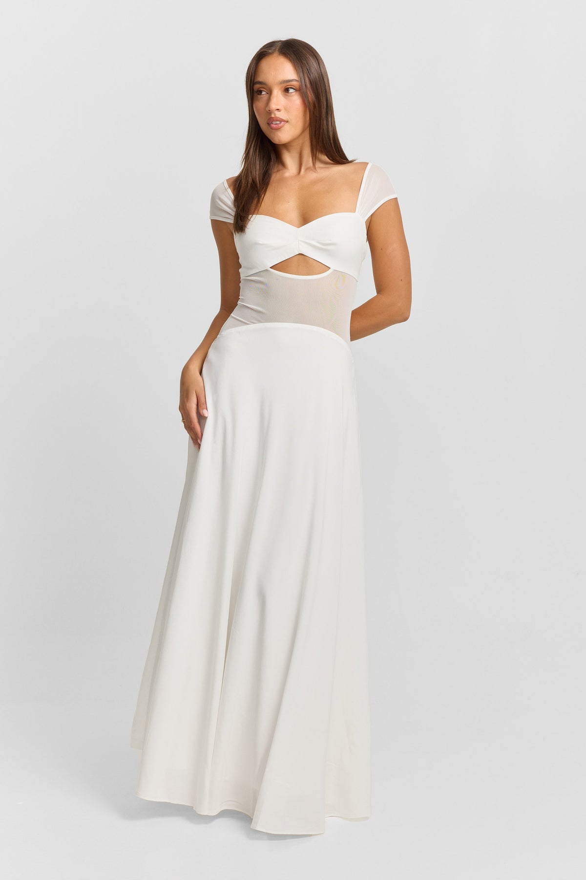 Vestido Anastasia Maxi – Blanco Bridal