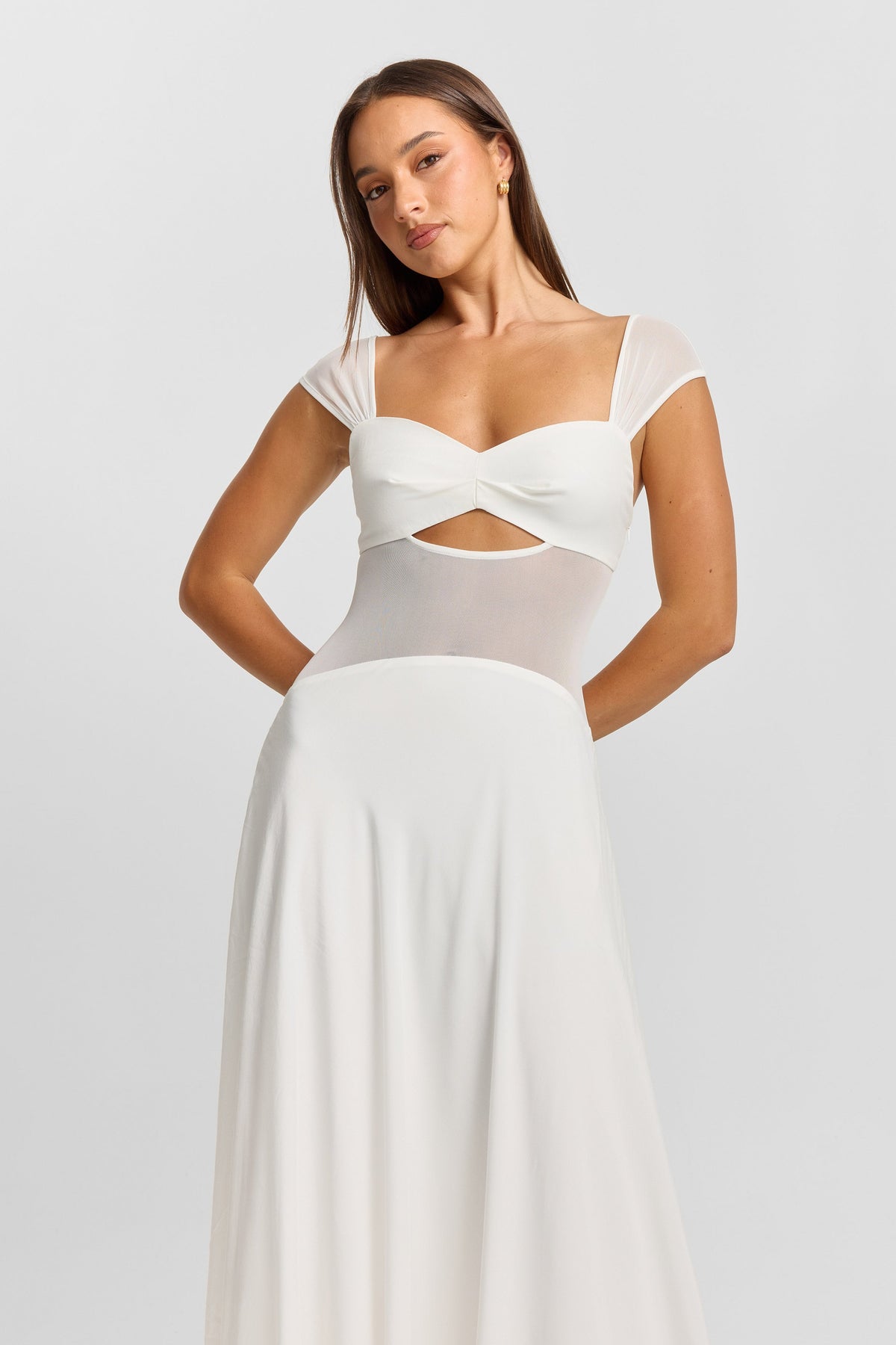 Vestido Anastasia Maxi – Blanco Bridal