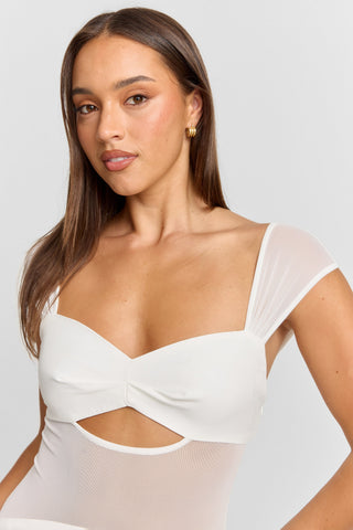 Vestido Anastasia Maxi – Blanco Bridal