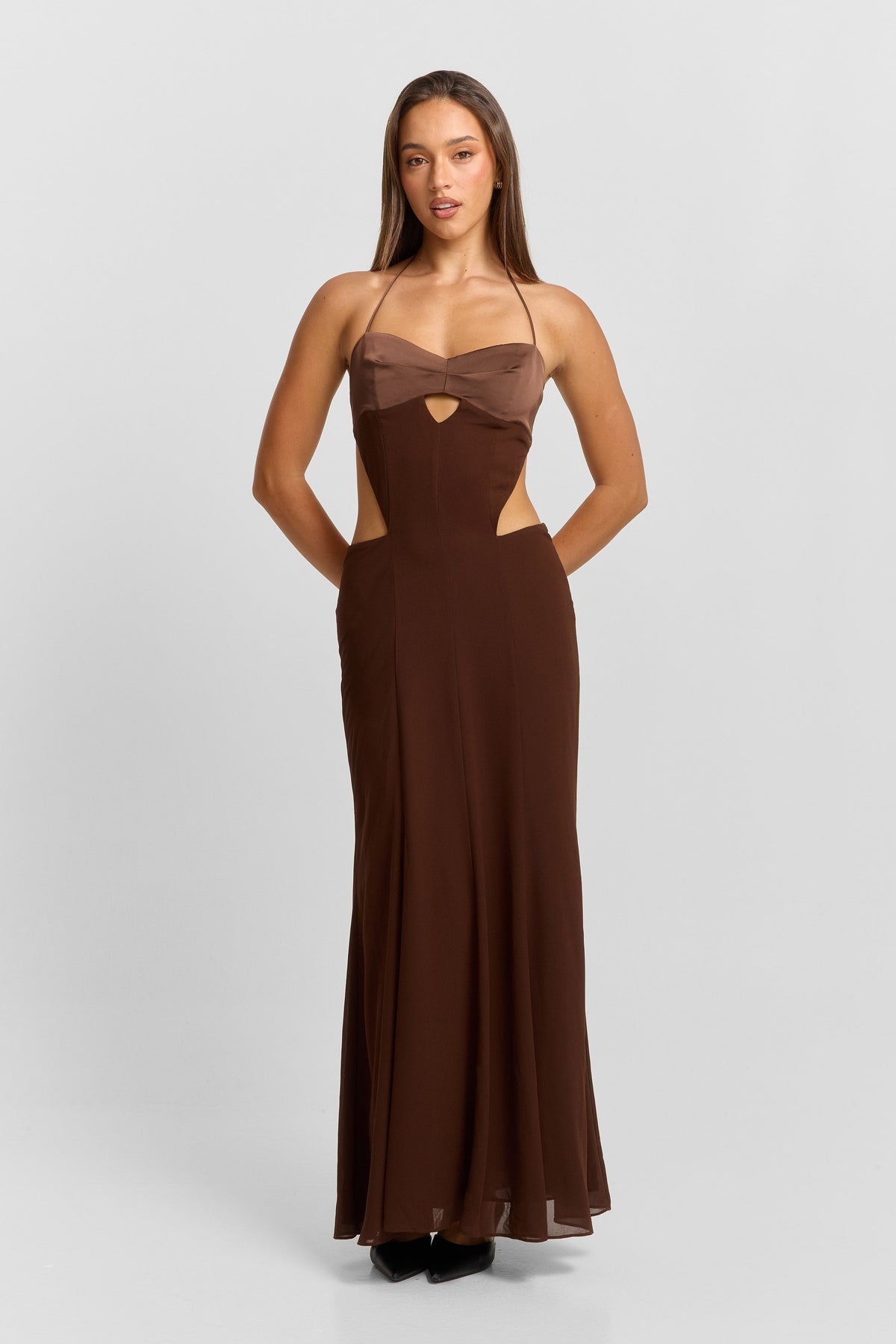 Vestido Scarlett Maxi – Chocolate Chic