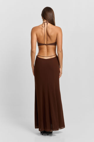 Vestido Scarlett Maxi – Chocolate Chic