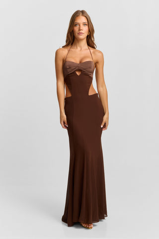 Vestido Scarlett Maxi – Chocolate Chic