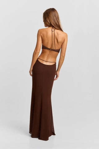 Vestido Scarlett Maxi – Chocolate Chic
