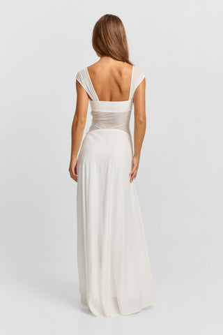 Vestido Anastasia Maxi – Blanco Bridal