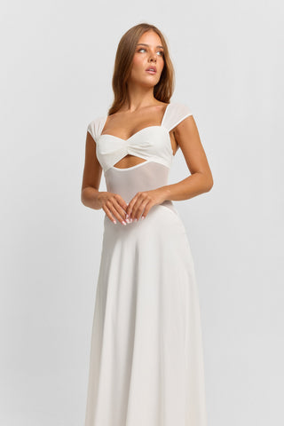 Vestido Anastasia Maxi – Blanco Bridal