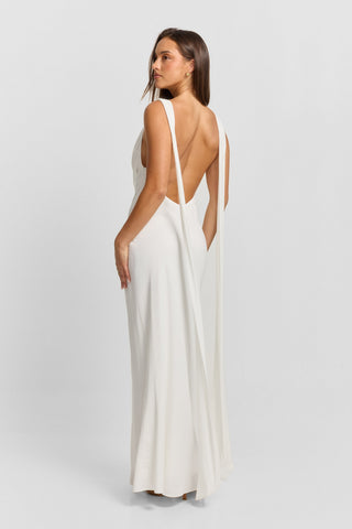 Vestido Eloise Maxi – Blanco Etéreo