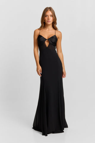 Vestido Electra Maxi – Negro Impacto