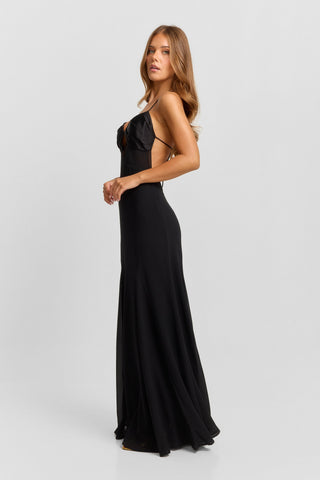 Vestido Electra Maxi – Negro Impacto