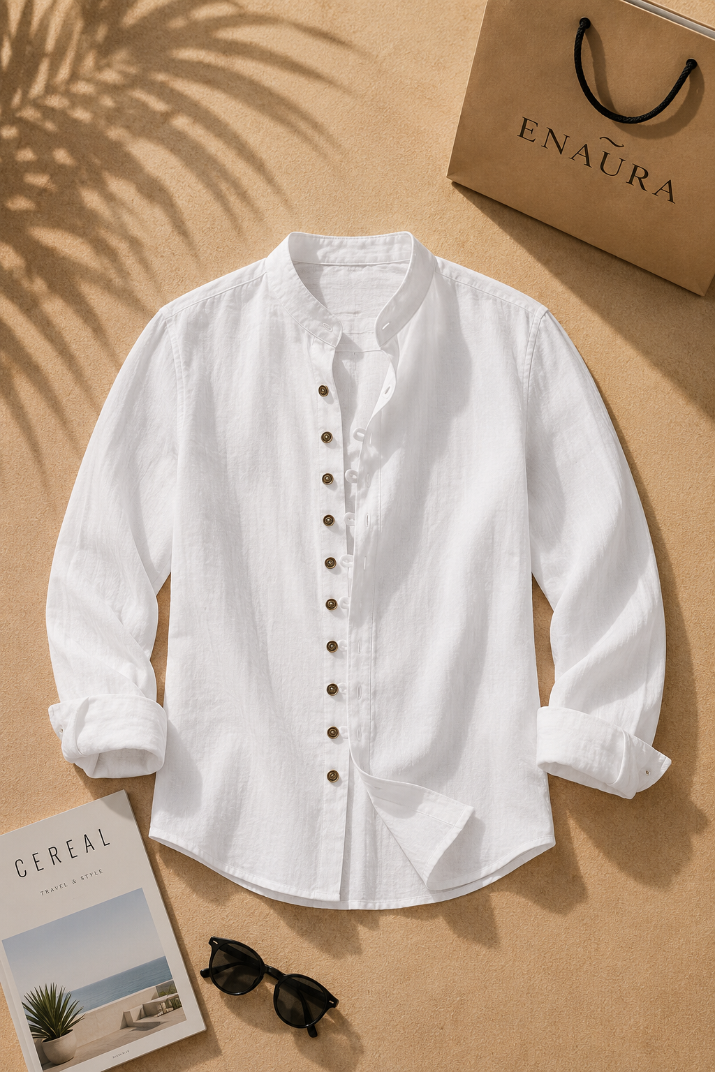 Camisa Linen Blend – Relax Fit