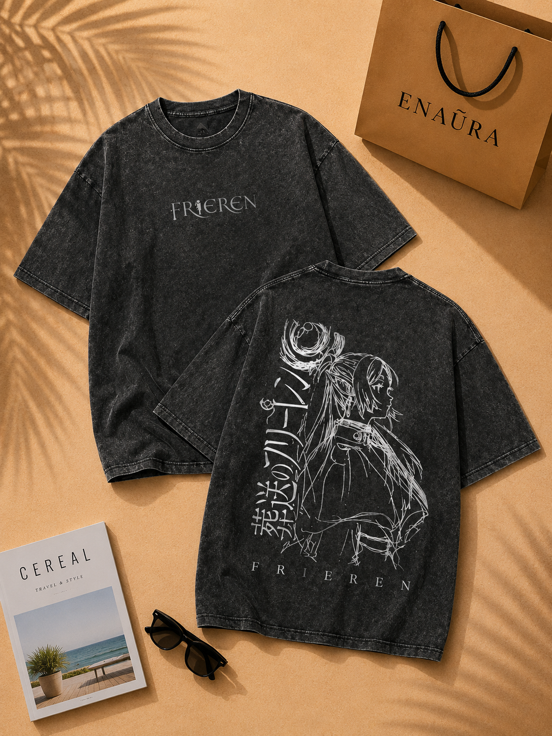 Camiseta Anime Vintage – Oversize Fit