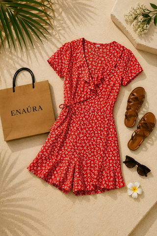 Vestido Alba Rust – Casual Outfit
