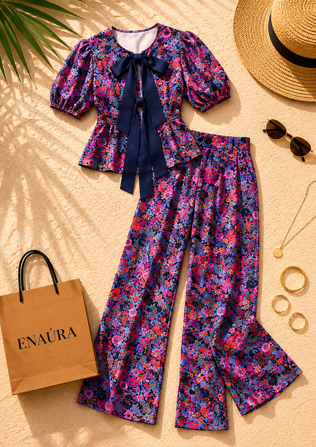 Conjunto Amelie Flora – Bow Fit
