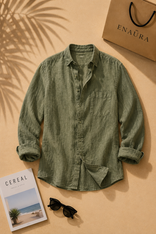 Camisa Linen Cardigan – Relax Fit