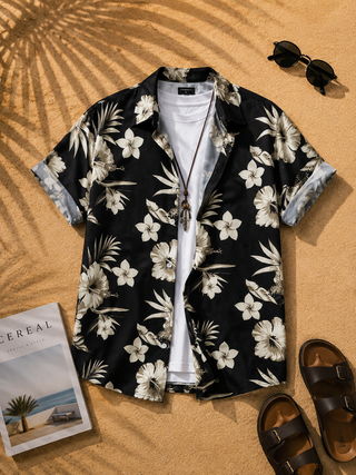 Camisas Coconut Print – Resort Fit