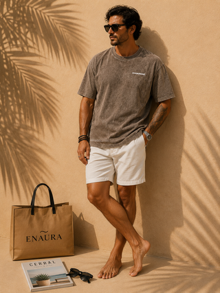 Camiseta Vintage Wash – Estilo Street