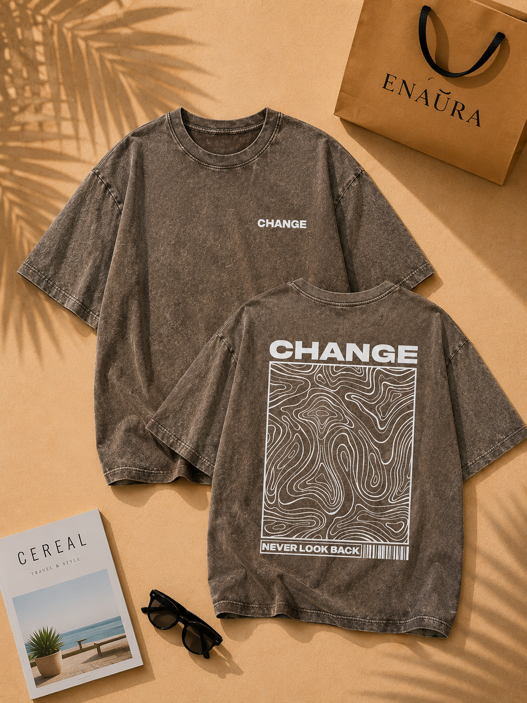Camiseta Vintage Wash – Estilo Street