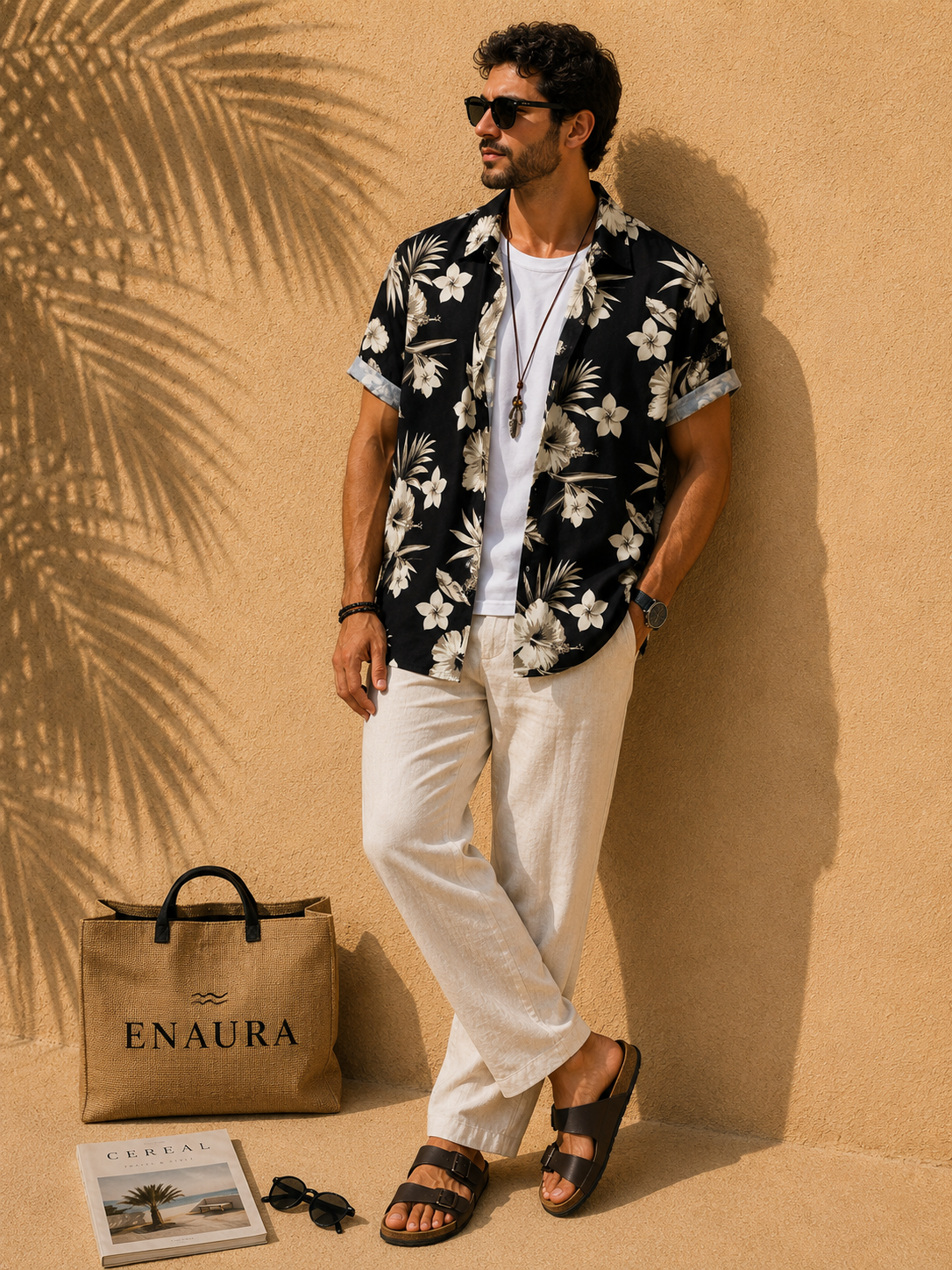 Camisas Coconut Print – Resort Fit