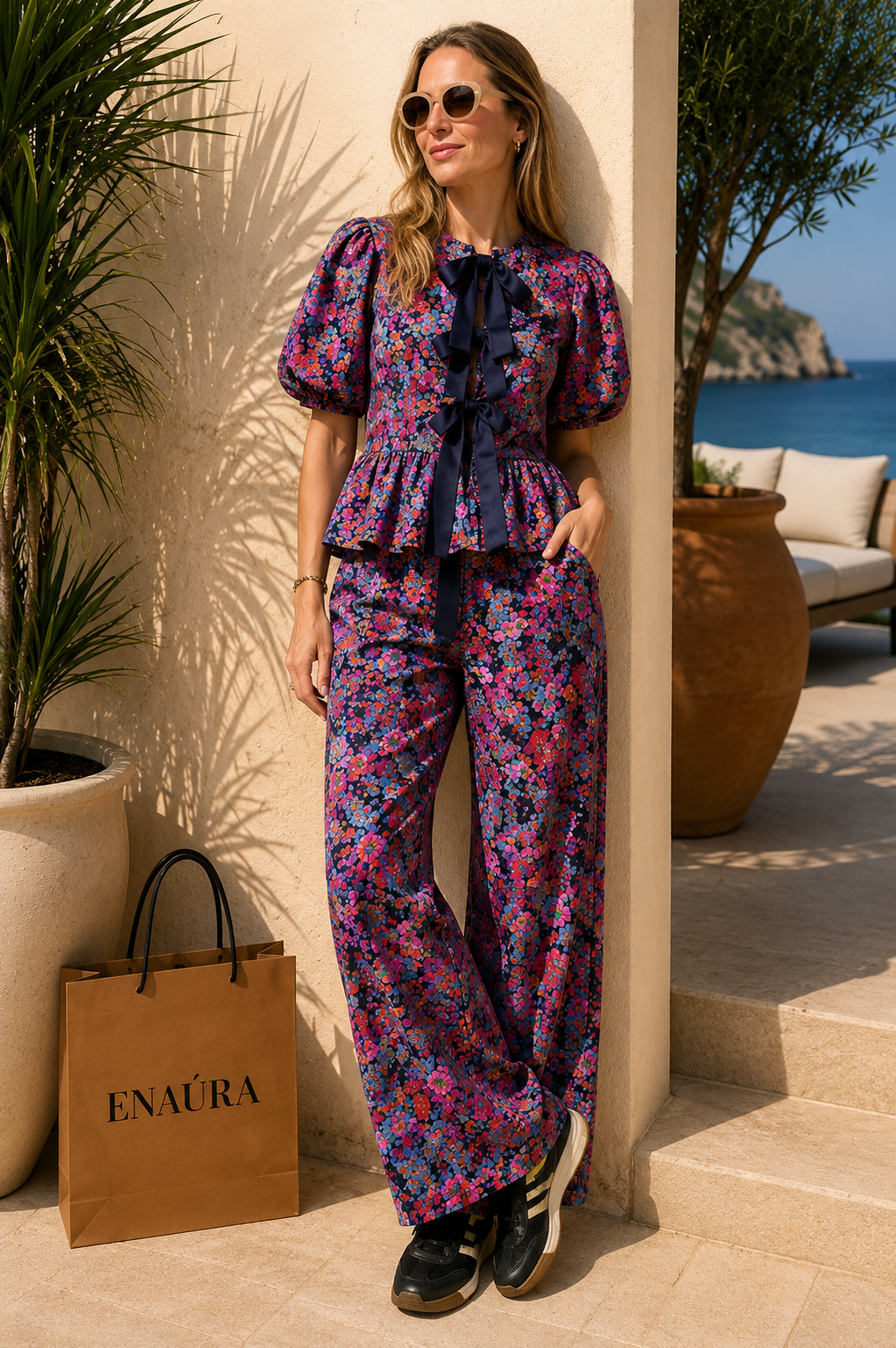 Conjunto Amelie Flora – Bow Fit