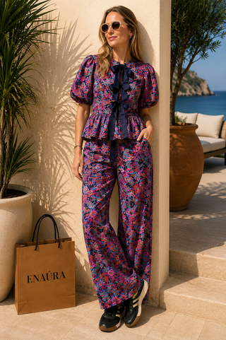 Conjunto Amelie Flora – Bow Fit