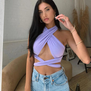 Top Bandage Chic – Estilo Halter