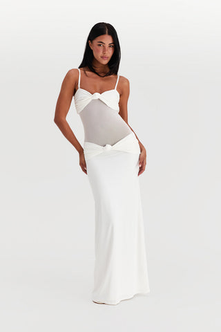 Vestido Amara Maxi – Blanco Luminoso