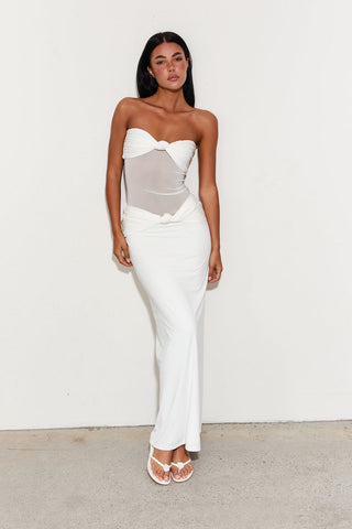 Vestido Amara Maxi – Blanco Luminoso