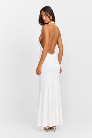 Vestido Luna Maxi – Blanco Etéreo