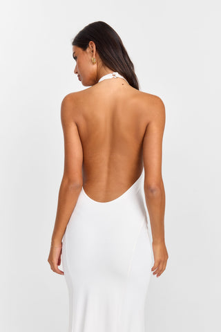 Vestido Luna Maxi – Blanco Etéreo