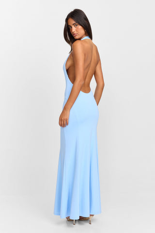 Vestido Luna Maxi – Azul Sereno