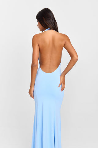 Vestido Luna Maxi – Azul Sereno