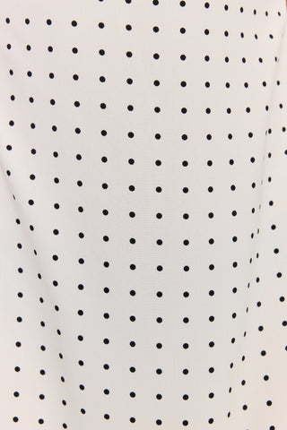 Vestido Lottie Maxi – Blanco Lunares