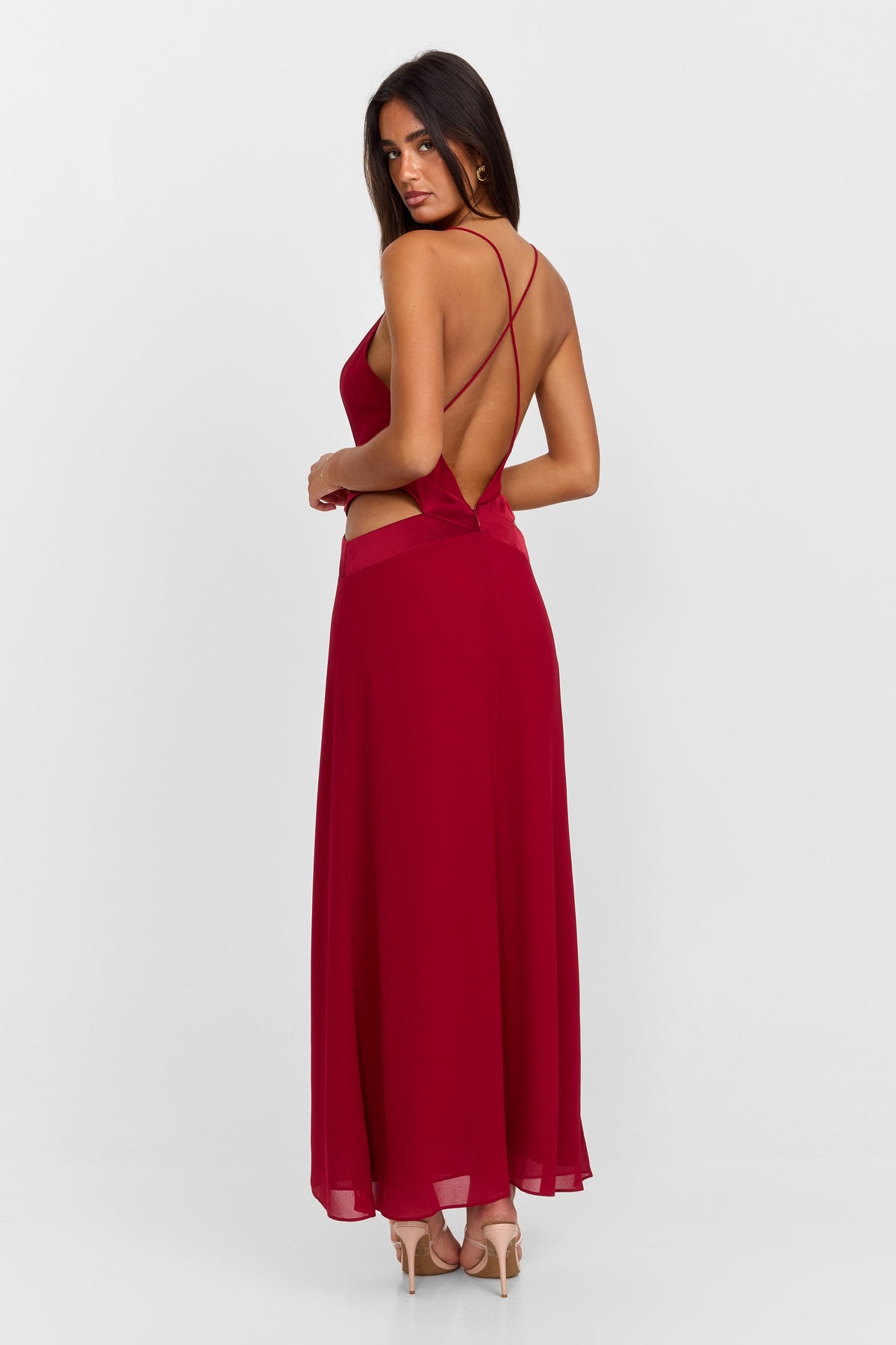 Vestido Sia Maxi – Rojo Pasión